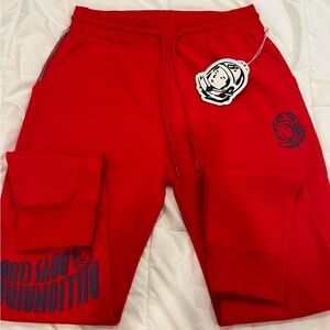 Billionaire Boys Club Red Sweatpants